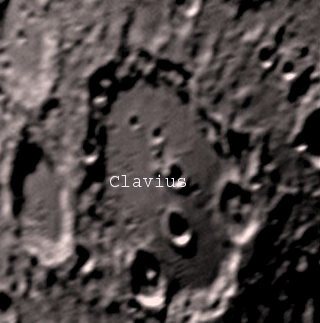 Σελήνη.Κρατήρας CLAVIUS