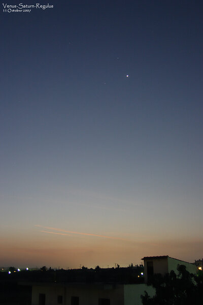 Venus-Saturn-Regulus