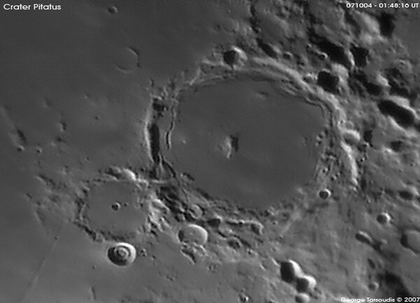 Crater Pitatus, 04 Oct. 2007