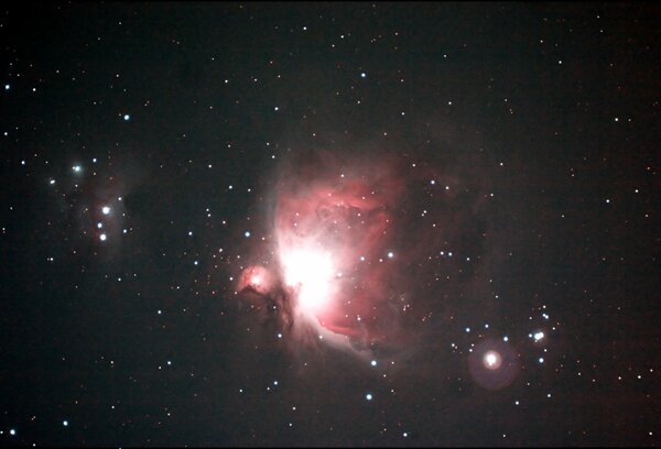 Άλλος ένας Μ42 και running man nebula - δοκιμή με 6" f/5 αχρωματικό refractor