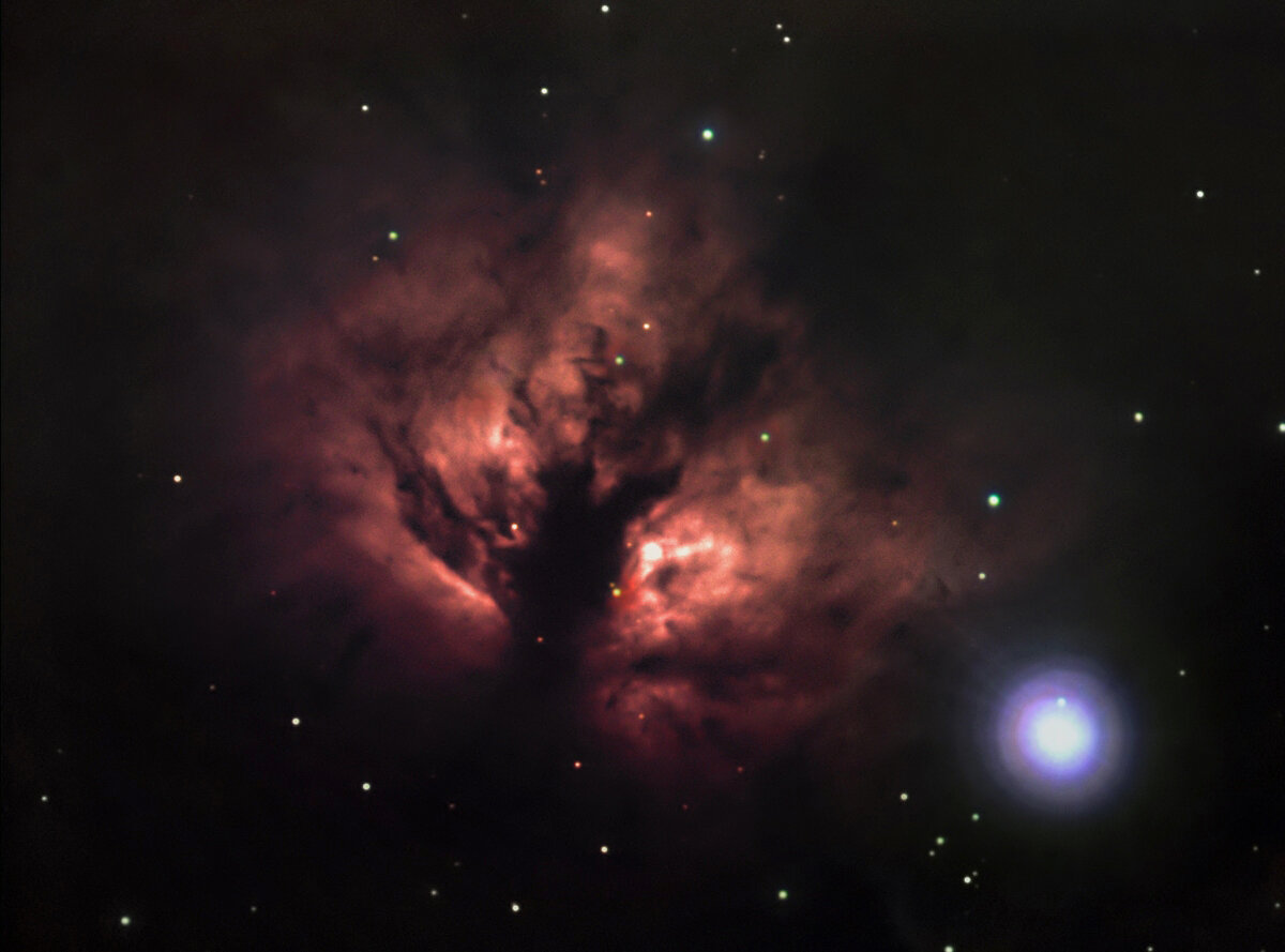 NGC 2024. Flame nebula