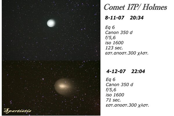 Comet 17P/ Holmes.