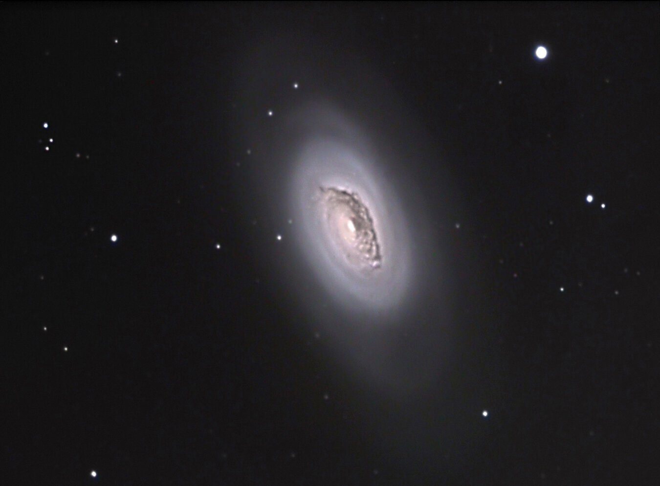 M 64. Black eye galaxy