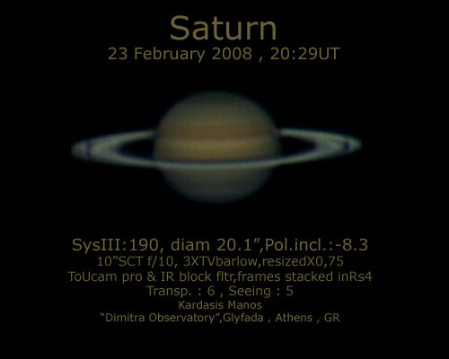 Saturn 23/2/2008