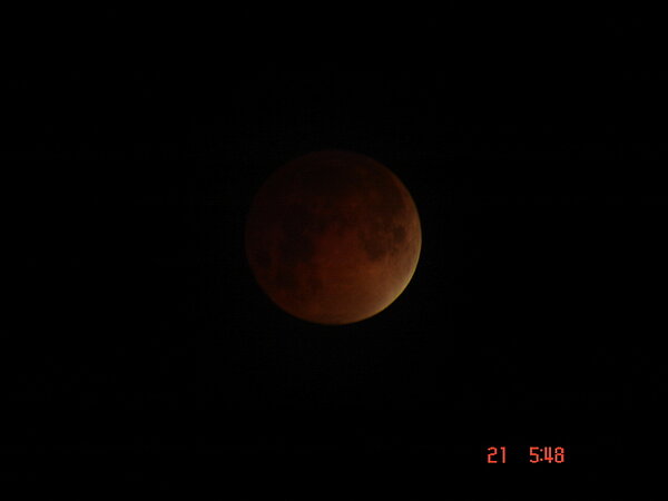 Total lunar eclipse 21-2-2008