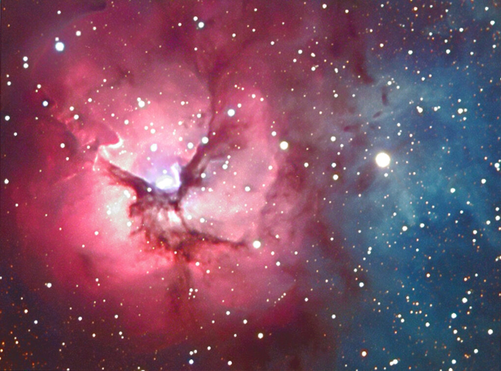 M 20. Trifid nebula