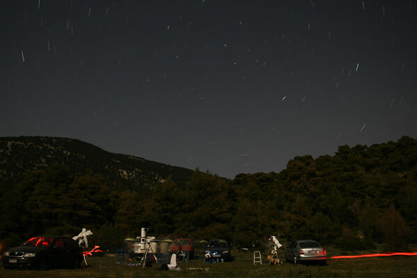 Κιθαιρώνας + λίγα star trails.