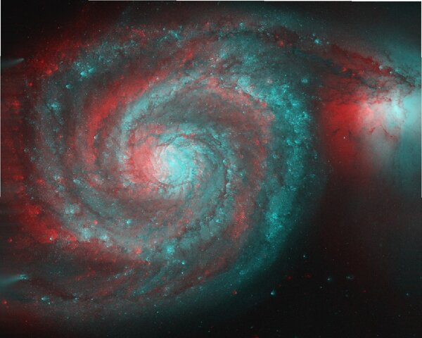 M51 stereoscopic 3d