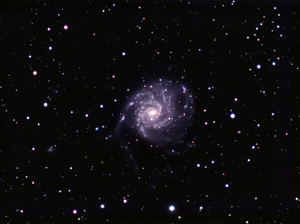 Galaxy Pinwheel M101 in Ursa Major (Final Color)