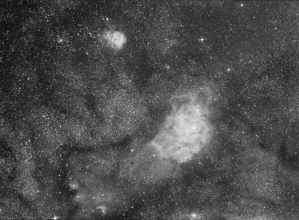 Lagoon & Trifid Nebulas M8 M20 NGC6559