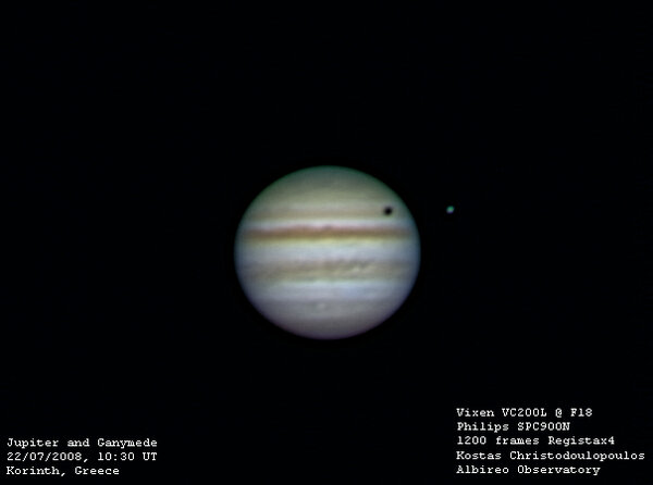 JUPITER & Ganymede 22-07-2008