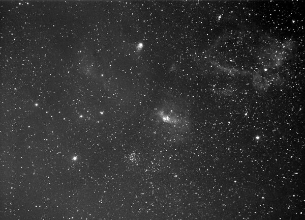 Bubble - Αλάτι και πιπέρι(M52) - NGC7538 - NGC7510 - sh2-157