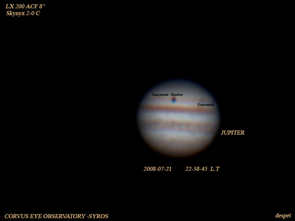 JUPITER & Ganymede 21-07-2008