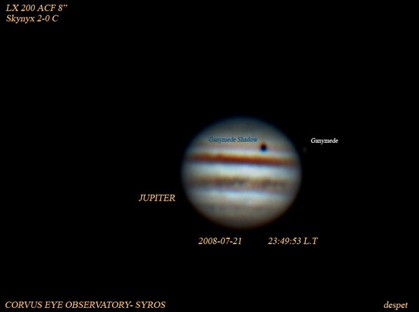 JUPITER & Ganymede 21-07-2008