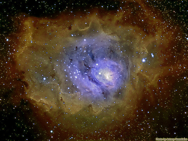 Lagoon Nebula M8 (False Color)