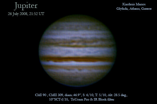 Jupiter 26 July 2008