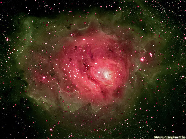 Lagoon Nebula M8 (G:Ha/R:O3)