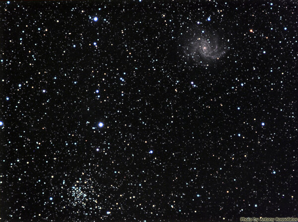 Galaxy NGC6946 & Cluster NGC6936 (Final)