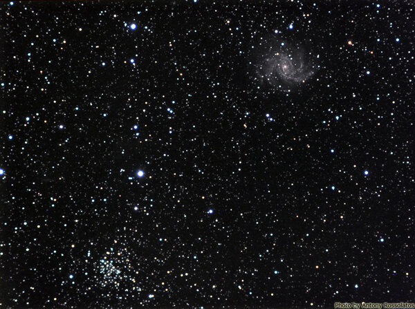 Galaxy NGC6946 & Cluster NGC6936 (Final)