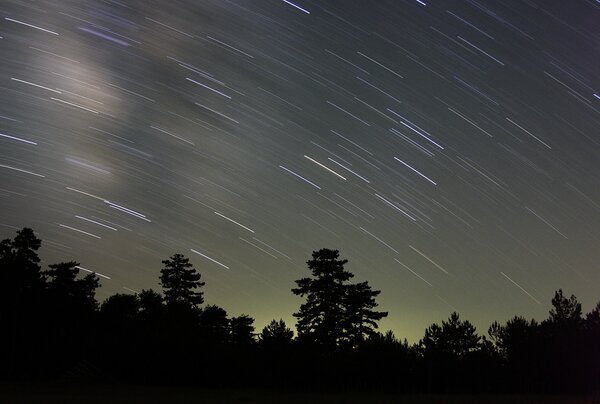 Sagittarius star trails