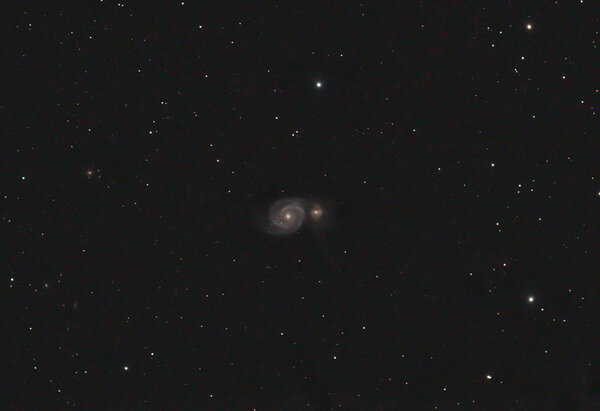 M51 - Whirpool Galaxy wide field
