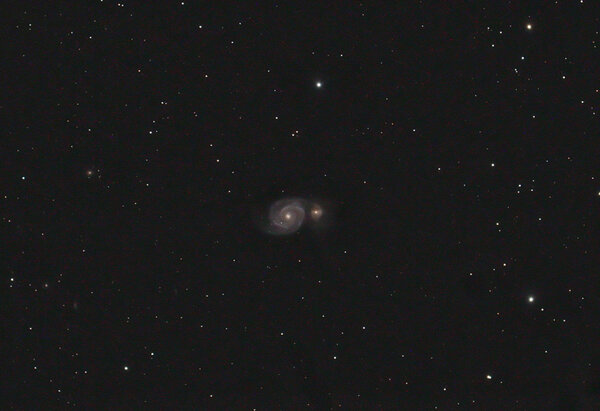 M51 - Whirpool Galaxy wide field