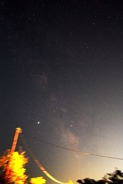 Milky way from the village
