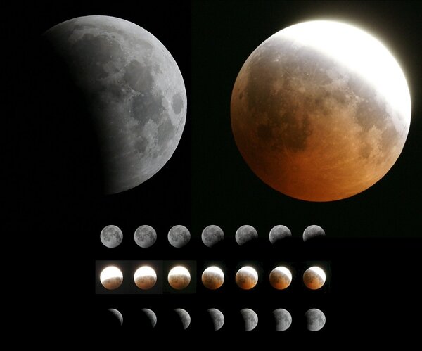 Lunar Eclipse 2008 VIDEO (Νέο High Contrast!)