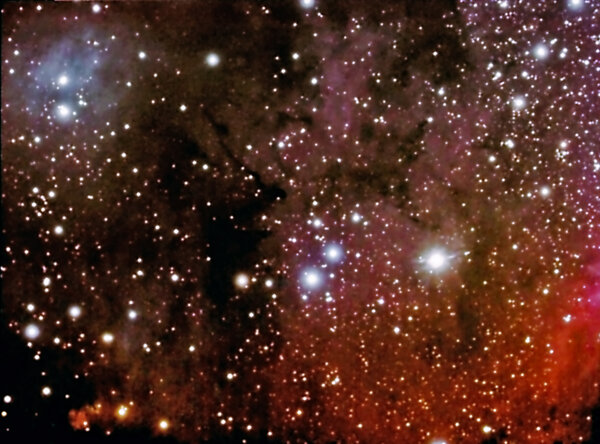 vdb -155, sharpless-155 με το 102.