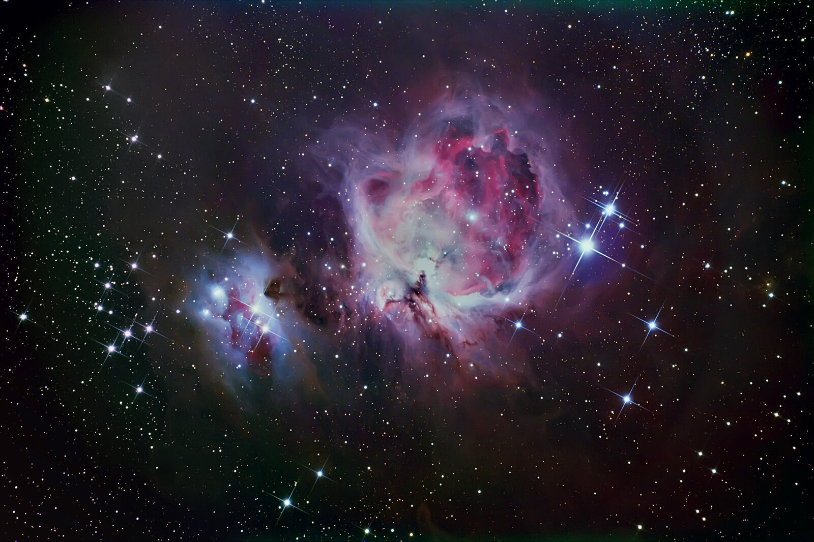 M42 and M43, Great Orion Nebula-Test