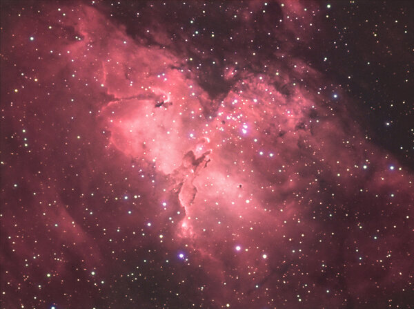 M 16.The ''Eagle'' nebula