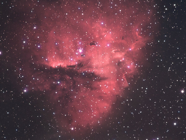 NGC 281. ''Pacman'' nebula
