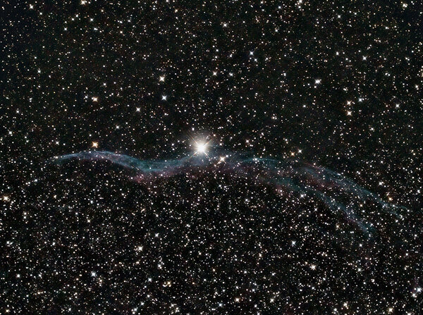 Υπόλοιπο ...υπόλειμμα υπερκαινοφανούς NGC6960 (Western Veil)