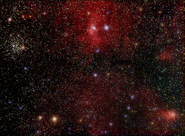 ngc7635 (bubble nebula), ngc7538, M52, sh2-161-sh2-162
