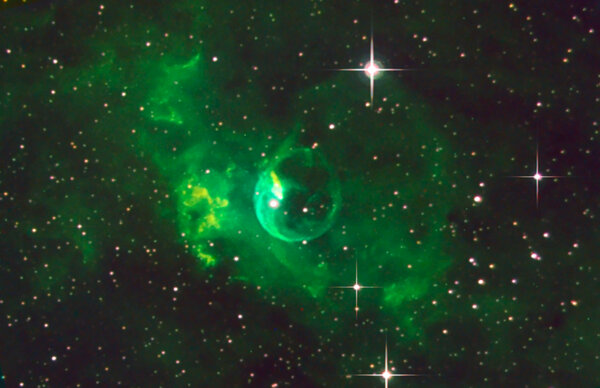 NGC 7635 (ΣΕ ΔΙΑΤΑΞΗ HUBBLE'S PILLARS OF CREATION MIX)