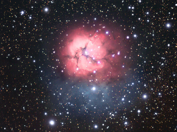 Περισσότερες πληροφορίες για το "M 20.Trifid nebula"
