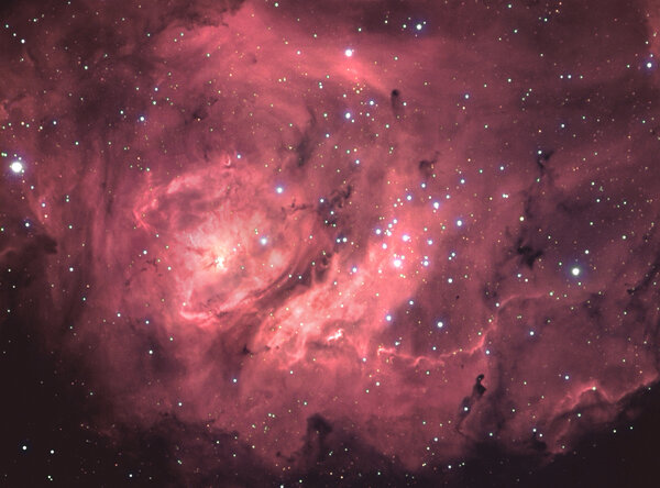 M 8. The''Lagoon'' nebula