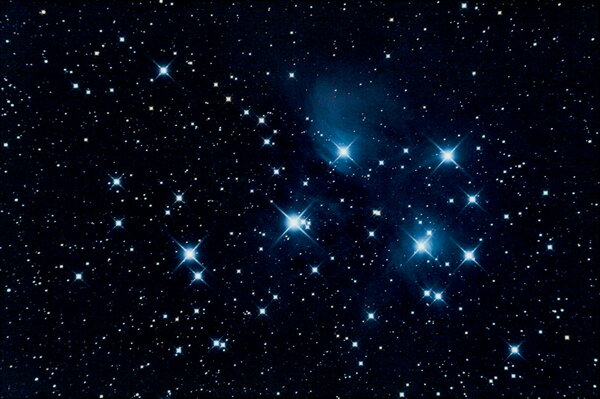 Pleiades - ED 80 - Canon 400 d