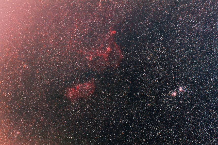IC1805 - IC1848 - NGC 869 - NGC 884