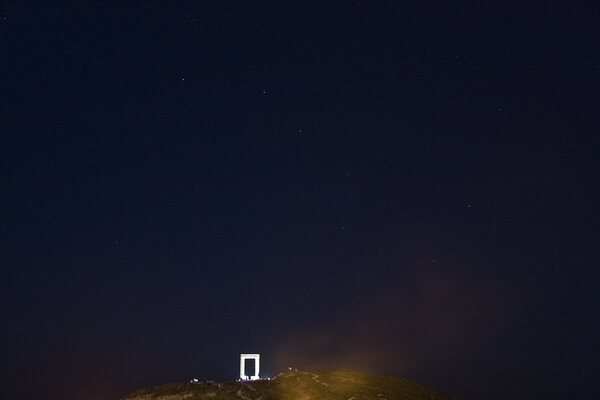 Big Dipper over Portara