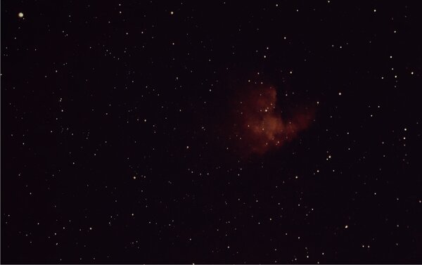 NGC 281: The Pacman Nebula Ha test (13-11-08)