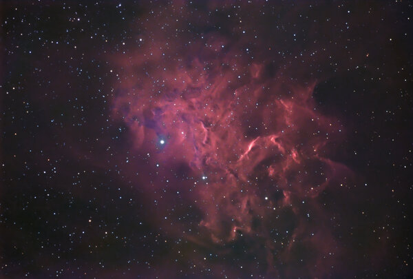 The Flaming Star Nebula - IC405