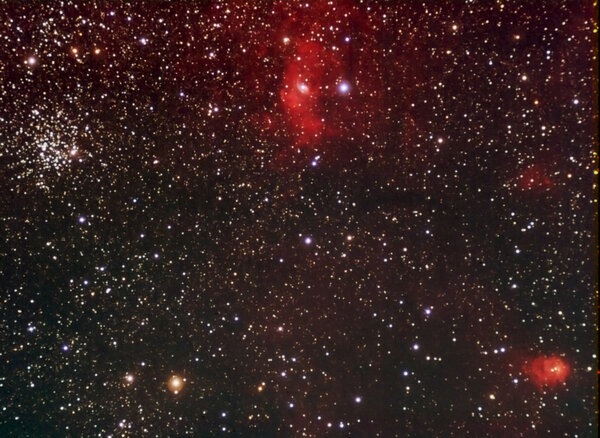 ngc7635 (bubble nebula), ngc7538, M52, sh2-161-sh2-162