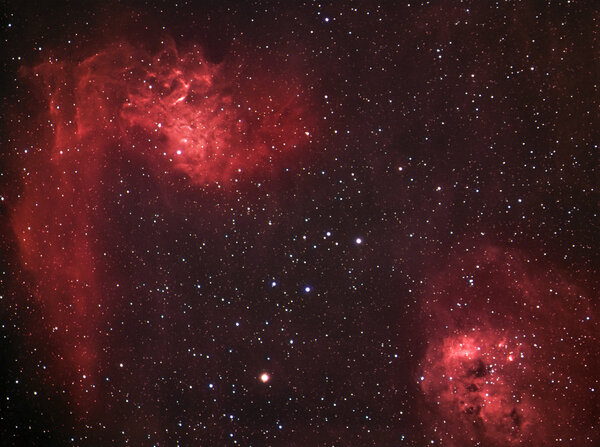 AE Aurigae. IC 405 - IC 410