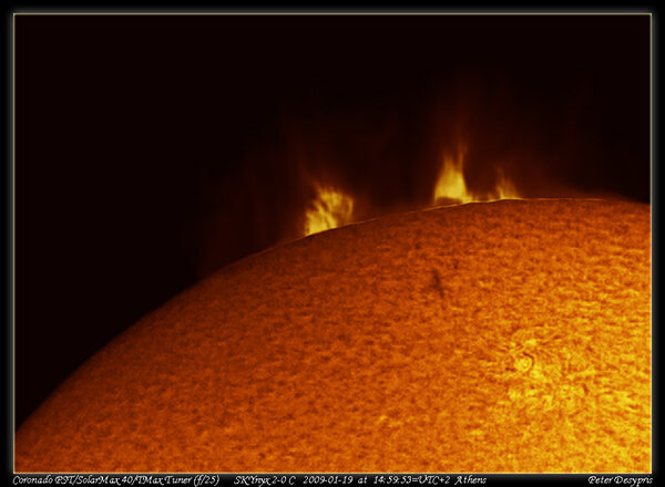 Sun's Northern Hemisphere, 19-01-2009