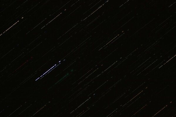 C/2007 Lulin + Startrails