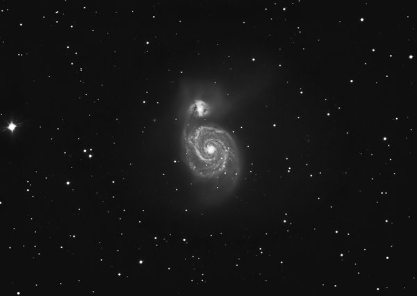 Γαλαξίας Μ51 - Test 15min Hyperstar