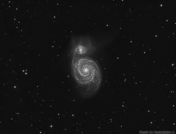 Γαλαξίας Μ51 - Whirlpool (Final mono)