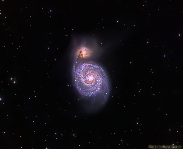 Γαλαξίας Μ51 - Whirlpool Galaxy (final)