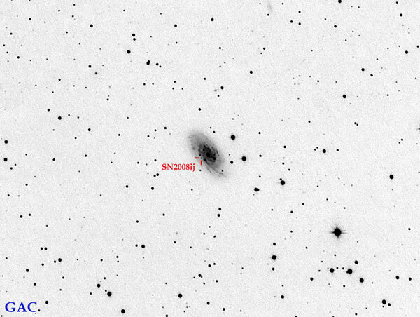 Supernova 2008ij στον Γαλαξία Ngc6643